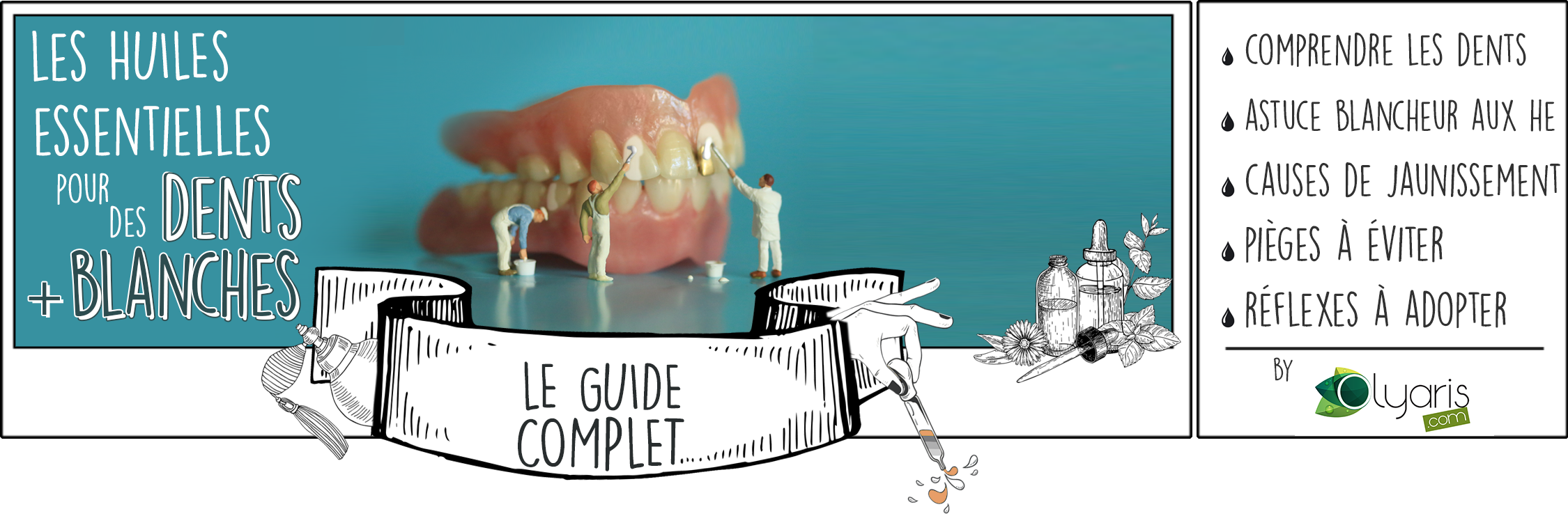 Des Dents Blanches avec les Huiles Essentielles : L'Astuce Naturelle par Olyaris